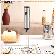 ALMA Electric Milk Frother USB Stainless Steel Stand Foam Maker Mini Blender Electric Mixer Coffee Frother Milk Coffee Mixer