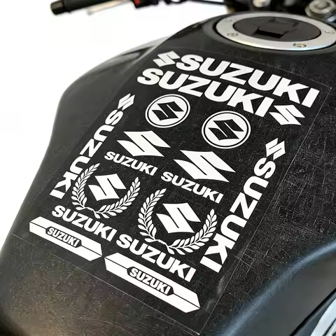 Vinyl Reflective Suzuki Motorcycle Stickers Decals Set Tank Logo Helmet Emblem Kit Gsxr 750 1000 650