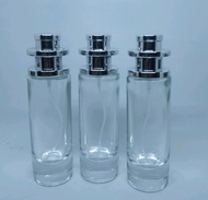 Botol Catur/Botol Parfum Thailand Kosong Tutup Silver 30ml