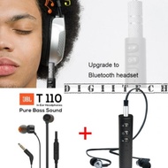 JBL T110 + Audio Bluetooth Receiver - JBL T110 Wireless Headset -