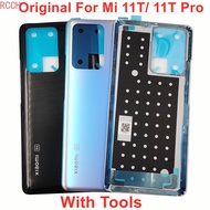 Original Back Glass Lid For Xiaomi Mi 11T 11T Pro 5G Matte Battery Cover Rear Door Mi 11T Pro Housin
