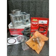 COMBO JIMAT LC135 FZ150 Y15ZR 54MM/57MM BLOCK SET+CAMSHAFT+TOP GASKET