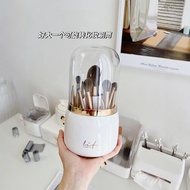 [Makeup Brush Storage Tube] Dressing Table Desktop Rotating Large Capacity Storage Tube