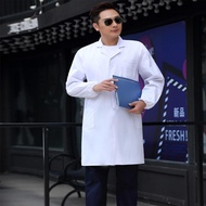 พร้อมส่งในไทย🧑‍⚕️เสื้อกาวน์ เสื้อสาธารณสุข ชุดกาวน์แพทย์ หลากหลายไซส์ （M-2XL）มีทั้งแขนยาวและแขนสั้น 