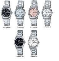 [Watchwagon] Casio LTP-V006 Steel Bracelet Series Classic Ladies Analog Dress Watch LTP-V006D-1B LTP-V006D-7B LTP-V006D-1B2 LTP-V006D-7B2 LTP-V006D-2B LTP-V006D-4B LTP-V006G-7B LTP-V006G-9B LTP-V006SG-9B