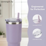 【EN】 1Pcs Leak Proof Flip Straw Lid Replacement Fit 30oz 40oz Stanley Cups Easy to Clean Drink Acces
