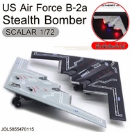 Airplane Model US AIR FORCE B-2A STEALTH BOMBER Scale 1/72 Wide Caliber 27cm. With Lights Sounds Run
