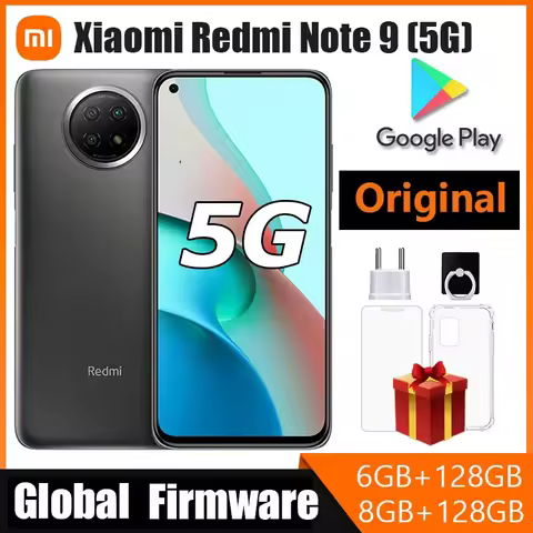 New Xiaomi Redmi Note 9 5G Cellphone Global ROM 6GB/8GB 128GB 5000mAh large battery 6.53 Inch 48 mil