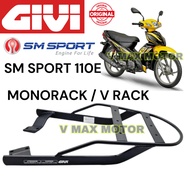 SM SPORT 110E / SYM BONUS  110 Monorack 100% Original GIVI V RACK / Box Kaki Sesuai All Universal Bo