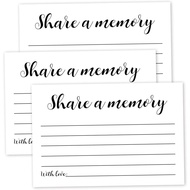 50 Pack Share a Memory Cards, Share a Memory Card for Funeral, Birthday, Retirement, Anniversary, We