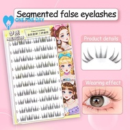 Menglu Rich Girl False Eyelashes Korean Style Glue-free Segmented Group Natural Desire Girl New F9p3