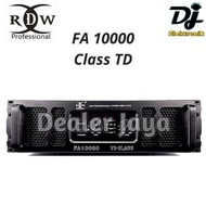 Power Amplifier RDW FA10000 / FA 10000 Class TD - 2 channel