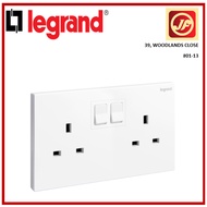 Legrand Galion White Switch Socket Outlet 2G 282433
