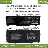 SD03XL Laptop Battery For HP Chromebook 13 G1 TPN-Q176 HSTNN-IB7K OB1R 847462-1C1 848212-856 L84394-