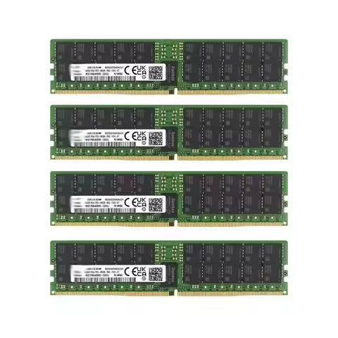 High Performance 32GB DDR5 4800MHz PC5-38400 ECC RDIMM 2Rx8 DualRank1.1V Registered DlMM 288-Pin For