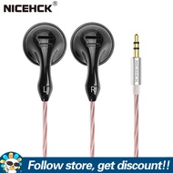 NiceHCK B70 Earphone 14.8mm Carbon Element Plated Driver Headphone 3.5/4.4mm Earphone Bright Surface