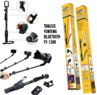 Tongsis Tripod Bluetooth Remote+Holder U Tongkat 125cm Yuanteng YT1288 / Tongsis multifungsi Live St