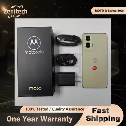 Motorola Moto G Stylus 2024 XT2419 5G mobile phone 6.7" P-OLED 120Hz 8GB RAM 128GB ROM Snapdragon 6 