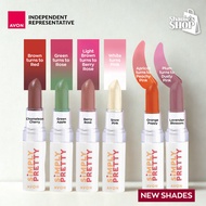 AVON Simply Pretty Magic Lipstick 4g - Green Apple, Snow Pink, Chameleon Cherry, Berry Rose Waterpro