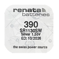 [SG] [1 Piece] Renata 390 SR626SW Silver Oxide Button Battery