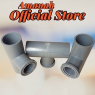 Tee T Pipe 1/2 x 3/4 inch Thread T pipe pvc (1/2 inch Thread x 3/4 inch POLOS)