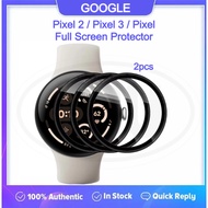 < 2pcs > Google Pixel Watch 3 / Google Pixel Watch 2 / Google Pixel Watch Full Cover 3D Screen Prote