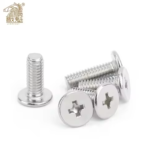 Stainless steel cross recessed screw 100304/50/20 pieces, m1.4, m1.6, M2, M2.5, m3, M4, M5, M6, M8, 