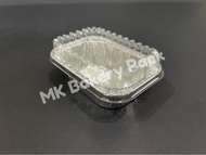 MYCHEF 4436-P Aluminium Foil Tray with Clear Lid (10 sets ±) / Rectangular My Chef Foil Tray 4436