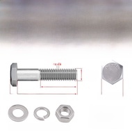 Bộ Vít Lục Giác Ngoài Bằng Thép Không Gỉ M6 M8 M10 M12 Vít Lõm Nửa Răng Dài Bộ Dụng Cụ Phần Cứng Tiê