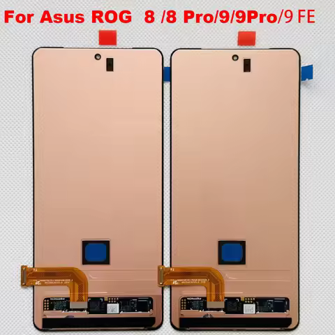 6.78" Original Amoled For Asus ROG Phone 8 AI2401/ ROG 9 LCD Display Screen +Touch Digitizer Frame F