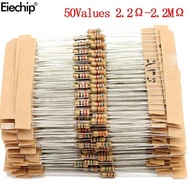 1000pcs/lot 1/4W resistors assorted kit 0.25W Carbon Film resistance set 2.2 ohm -2.2 M Assortment r
