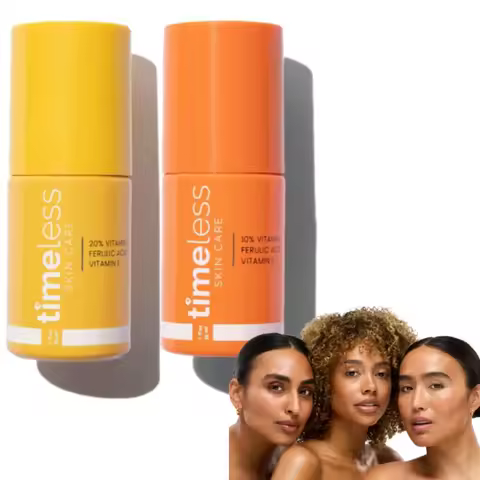 Timeless 10% Vitamin C + E Ferulic Acid Serum & 20% Antioxidant Essence 30ml, for Brightening, Even 