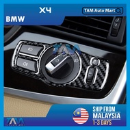 X4 F46 xDrive20i xDrive28i xDrive35 Car Headlight Switch Cover Trim Frame Carbon 2014-2018 Tam Auto 