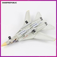 [Sharprepublic] DIY F14 Fighter Jet Airplane Assembly Blocks Lightweight Aeroplane Miniature
