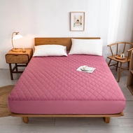 YEYA Solid color cotton waterproof bed sheet mattress protective cover