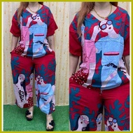 ╱ ➖ ∛ TERNO SQUARE PANTS CHALLIS TWO POCKETS