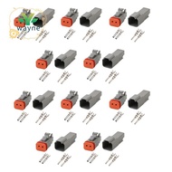DT 2-Pin Waterproof Electrical Connector DT06-2S DT04-2P Inlet Air Temperature Sensor Plug with Roun