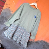 Preloved sage children's dress 6-7 years old