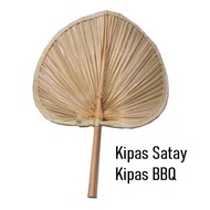 Traditional Kipas Satay / Kipas BBQ / Kipas Tangan Daun Tai / Satay Fan BBQ / BBQ Hand Fan 葵扇 扇 BBQ 