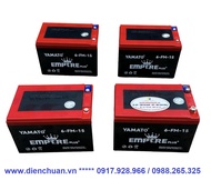 Một bộ 4 bình ắc quy xe đạp điện 48V 15Ah Yamato Empire 6-DZF-15/ 6-FM-15/ 6-DPB-15