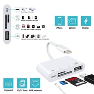 OTG Lightning to 4 in 1 Camera Card Reader for iphone ipad