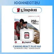 Kingston 256GB Canvas React Plus V60 UHS-II SD Memory Card - SDR2V6/256GB