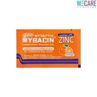 มายบาซิน ซิงค์ (รสส้ม)  MyBacin ZINC  Orange 10ซอง x 10เม็ด  [Wecare]
