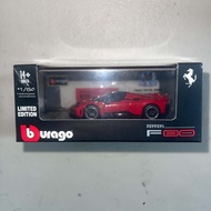 Bburago 1/64 Scale Ferrari F80 Red Nexus Red Die-cast Car BRG-F80RED
