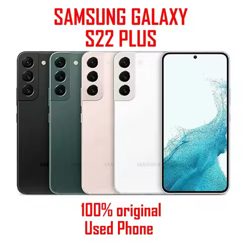 Samsung Galaxy S22+ S22 Plus 5G 6.6" AMOLED 8GB RAM + 128GB/256GB ROM Snapdragon Chipset Octa-Core O