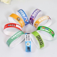 Disposable Bracelet DIY Printing Synthetic Paper Wristband Event Approach Voucher Wristband Waterpro