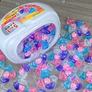 50 Pcs Boxed Five-cavity Laundry Gel Beads Soft Decontamination Laundry Balls Five-in @-