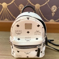 MCM Bebeboo white mini backpack/sling bag/waist bag