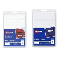 Avery Writable Fabric Name Labels for Preschool / Kids uniform, bedsheets, bag and more, Washer & Dr
