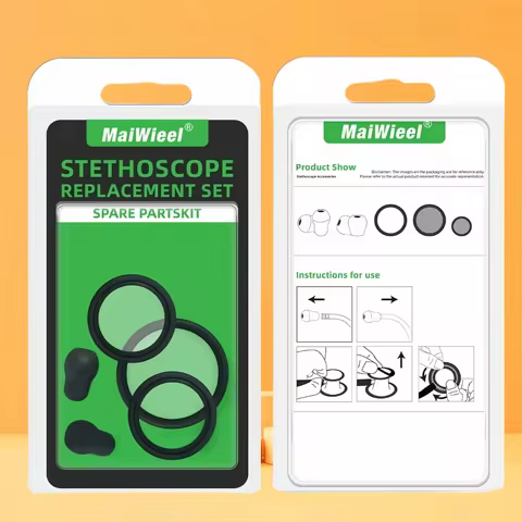 for 3M Littmann Stethoscope Spare Parts Kit Compatible with Classic III Cardiology IV Black, Eartips